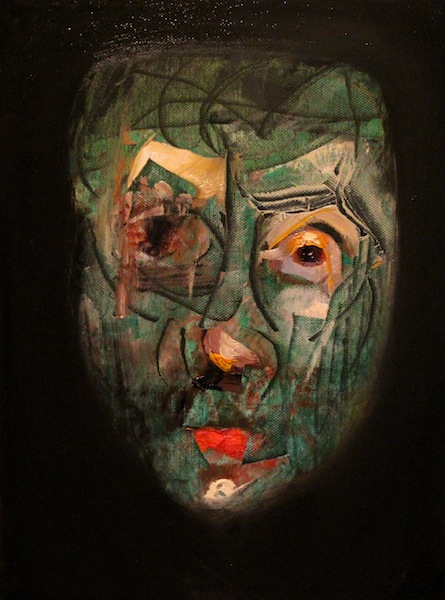 Jacob Hicks, Ghost 1, oil on canvas, 11x8", 2014