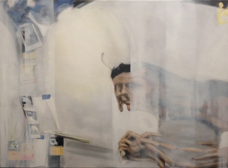 Eric Mavko, Untitled (White Haze), 44x60"