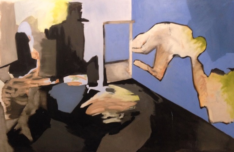 Eric Mavko, View of the Lake, 56x84"