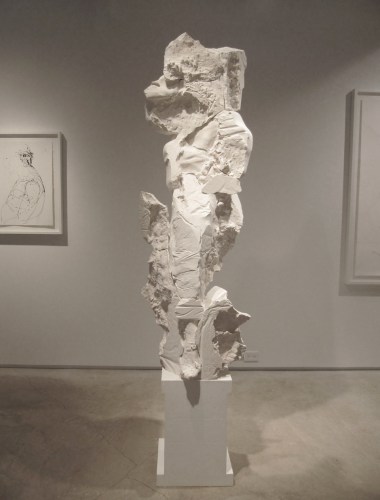 Advancing Woman, 92"H, Plaster, 2009 