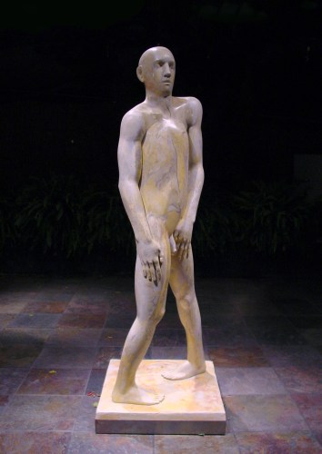 You Gotta' Move, 75"H, Colored Plaster, 2007 QAR: 