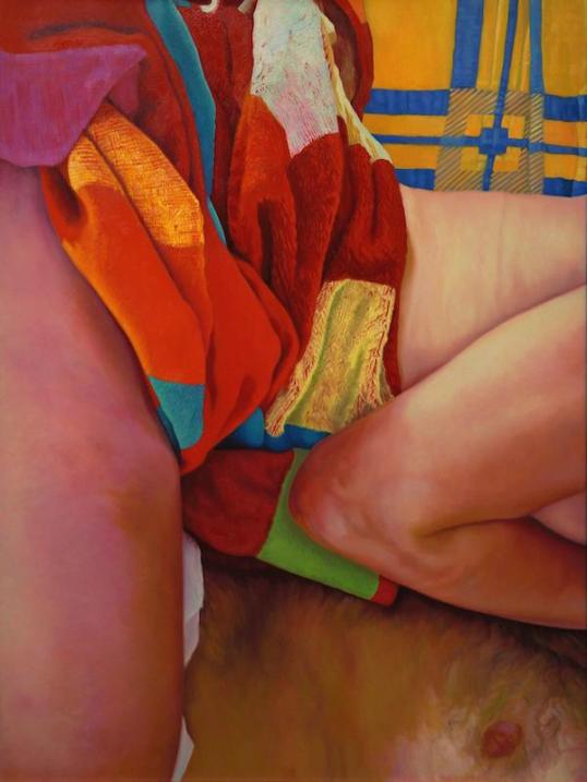 Warm, 2013, oil on canvas, 48 x 36 inches