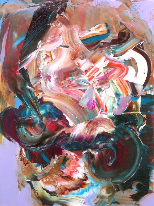 Fuck Salad, oil on panel, 2015