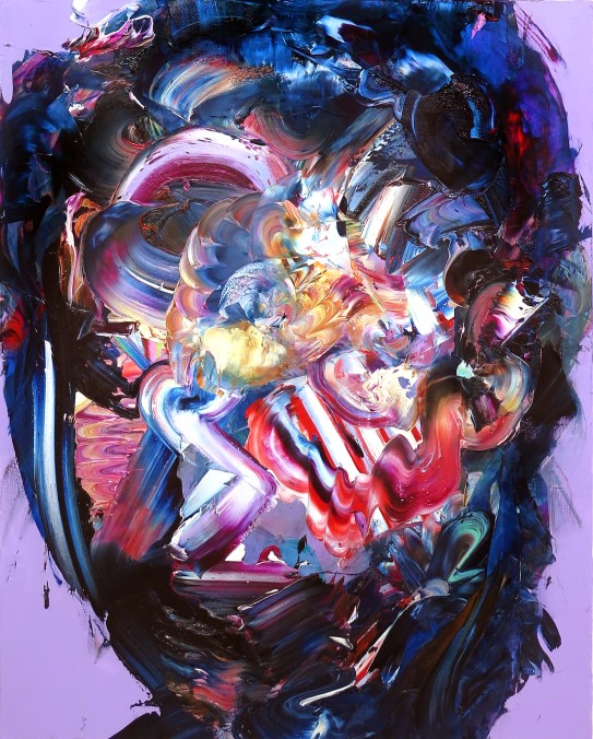 Bringing Down the House, oil on panel, 2015