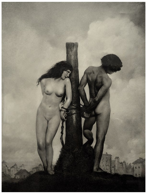 William Mortensen, Mark of the Borgia, Silver Print, Courtesy of The Museum of Everything, 10 x 13 inches, 1926