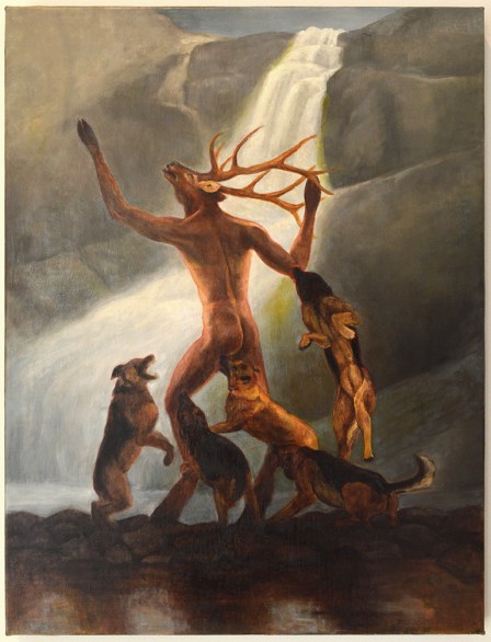 David Molesky, Acteon, oil on canvas, 18 x 25 inches, 2015