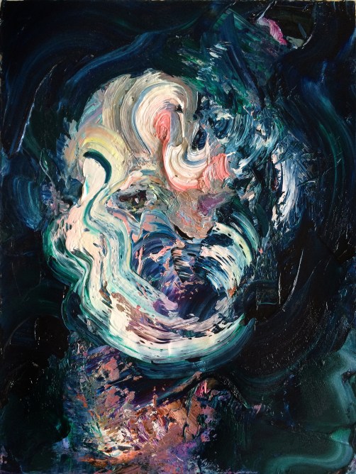 Portrait of Humans, oil on panel, 2015